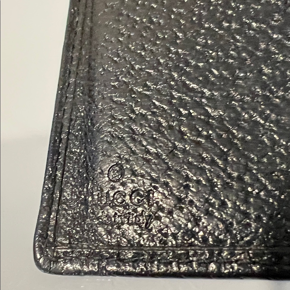 Gucci Black Leather Long Wallet with COA - Picture 9 of 12